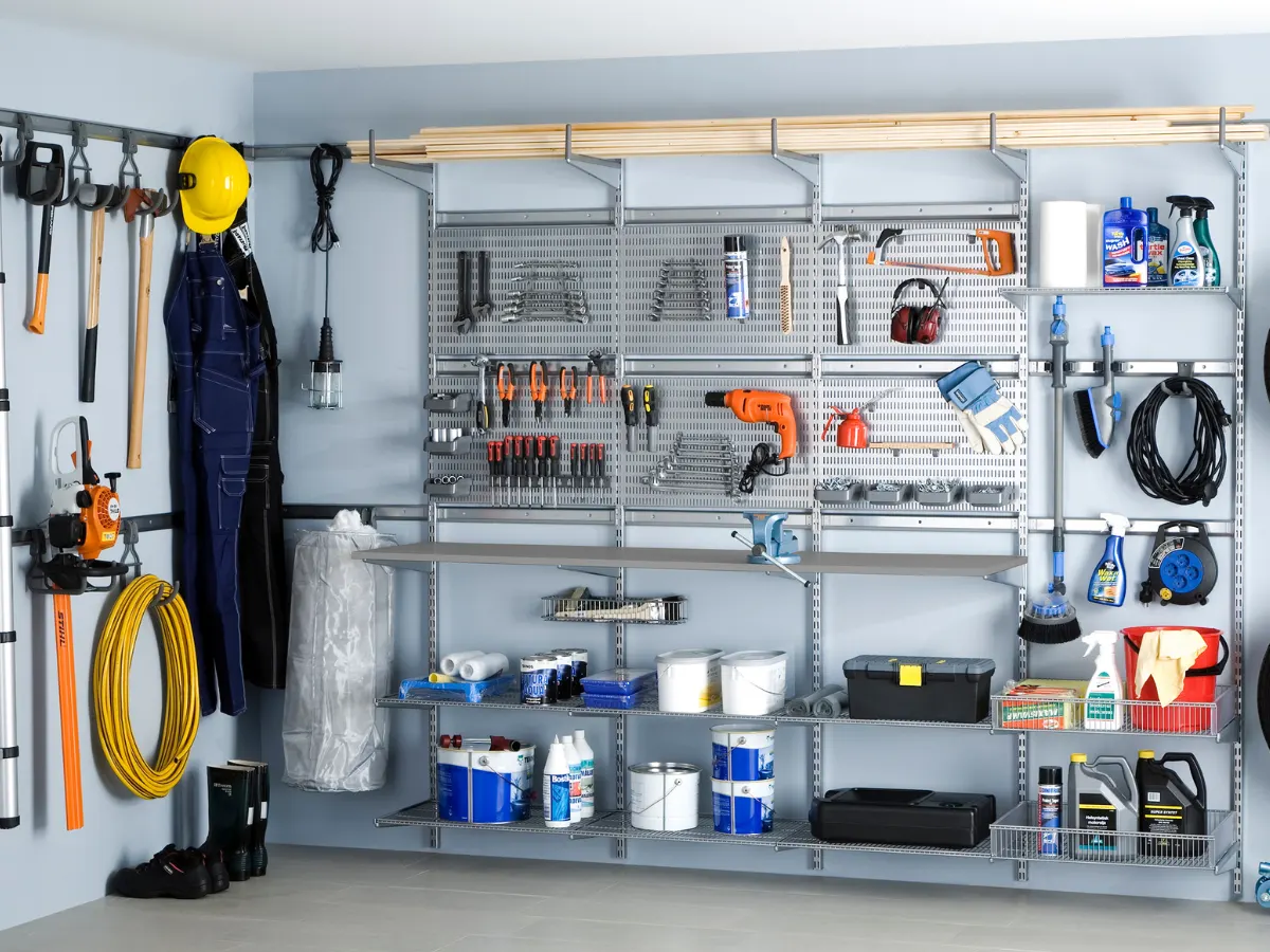 Garage Hardware Storage Installation