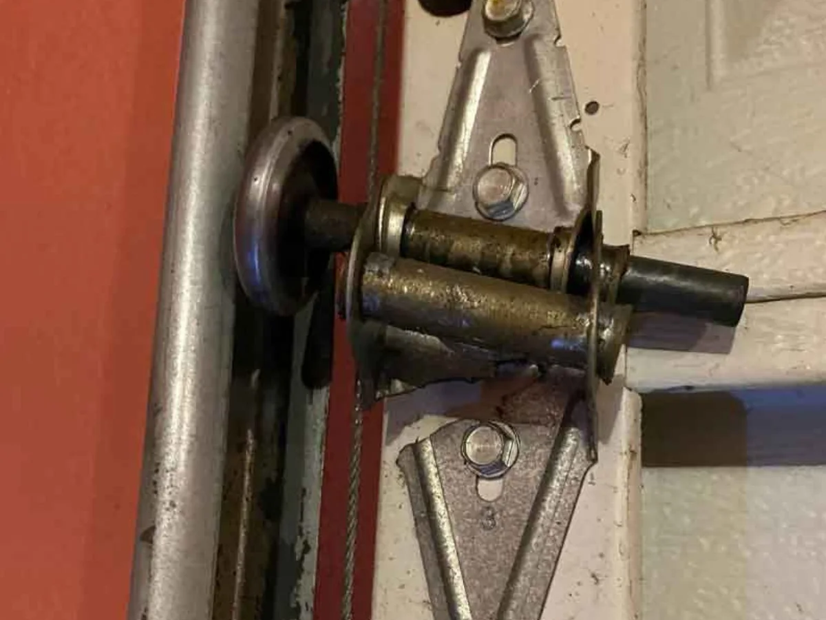 Old Garage Door Hinge