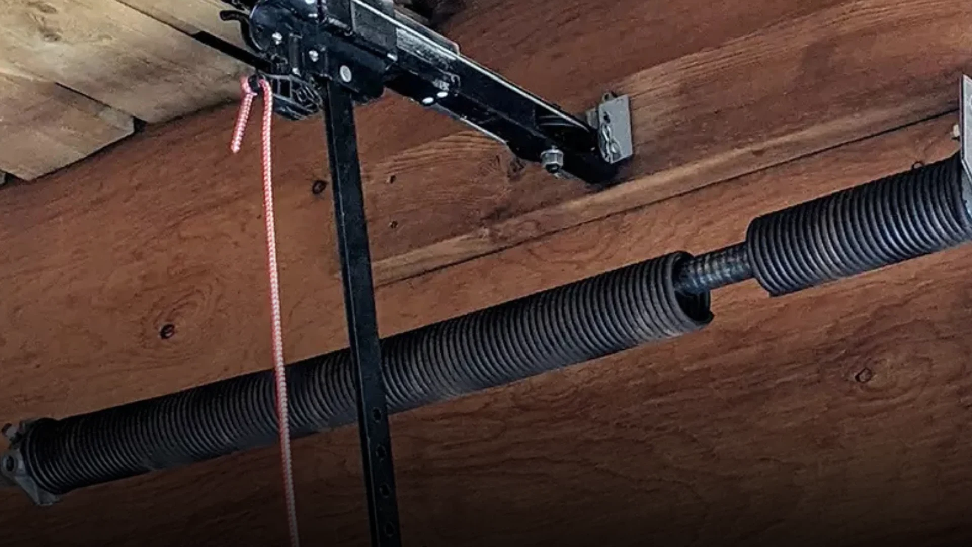 Residential garage door spring inspection