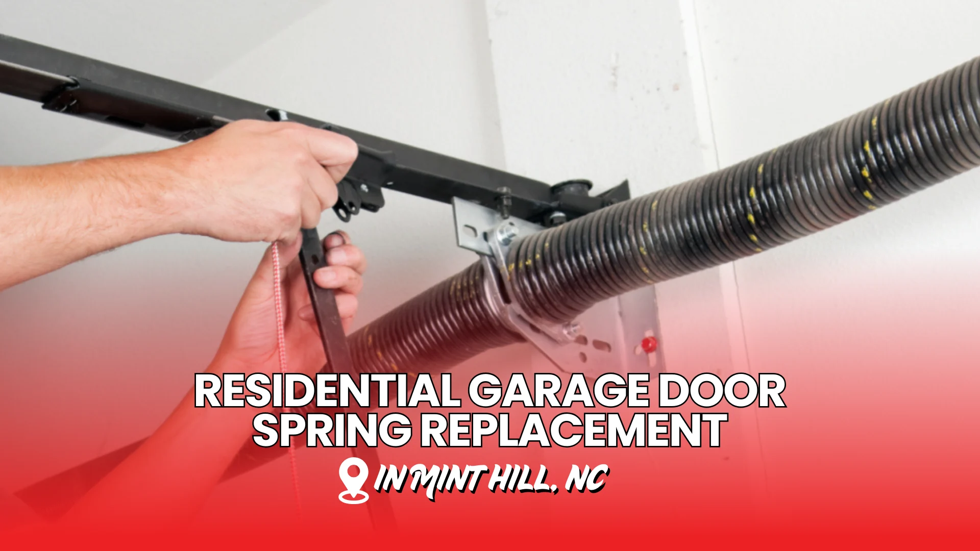Garage door spring replacement Mint Hill NC